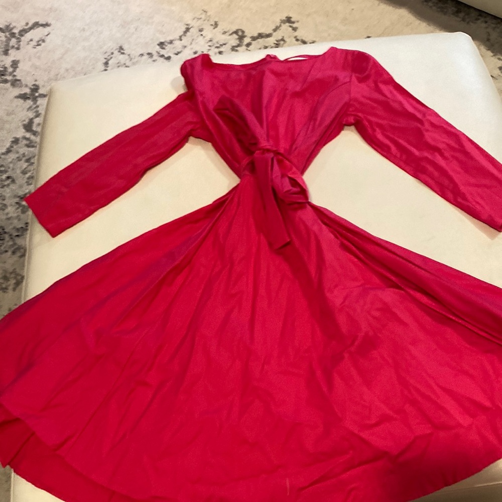 Rockabilly dress in hot pink